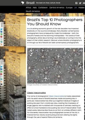 The Culture Trip. Top Ten Brazilian Photographers